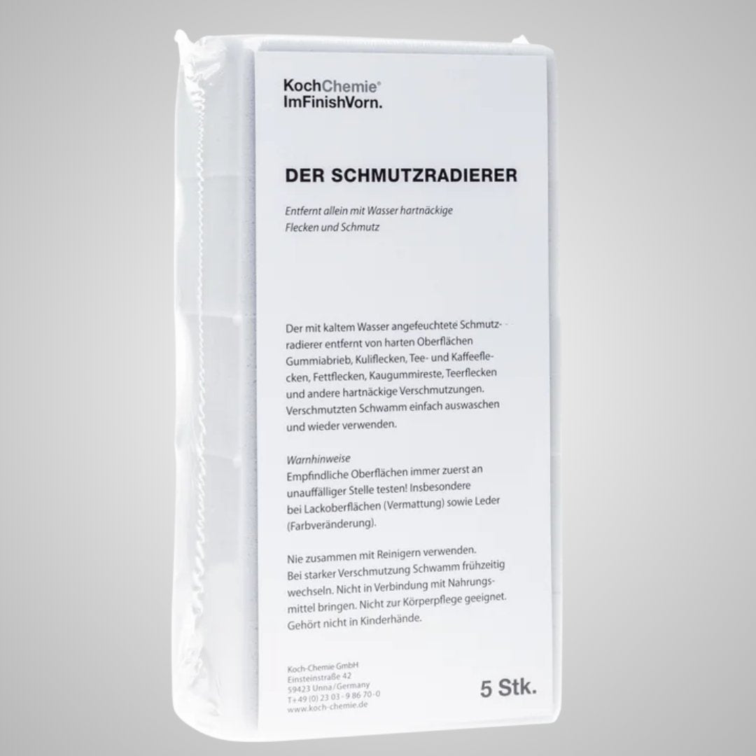 Der Schmutzradierer - 5er Pack - MainCare - PoliturenZubehör